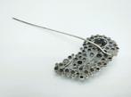 Zilveren Friese veer, mutsenspeld, Sieraden, Tassen en Uiterlijk, Antieke sieraden, Verzenden, Zilver, Overige typen