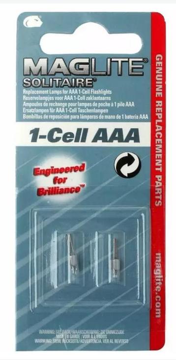 Maglite Solitaire 1-cell AAA - reservelampjes beschikbaar voor biedingen