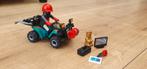 Playmobil City Action 6879 Bandiet met quad en lier, Kinderen en Baby's, Speelgoed | Playmobil, Zo goed als nieuw, Ophalen