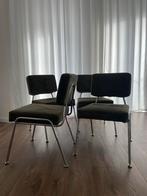 4 MADE Eetkamerstoelen met Chromen onderstel, Ophalen, Gebruikt, Overige kleuren, Vier