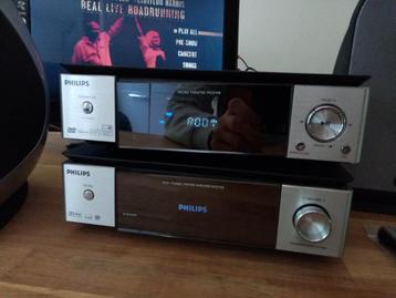 Micro stereo set Philips MCD708 Tuner Versterker CD/DVD +AB beschikbaar voor biedingen
