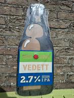 reclamebord Vedett in hout, Ophalen of Verzenden, Nieuw, Reclamebord, Plaat of Schild, Overige merken