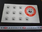 sticker set WWF Ranger-actie 1993 Ambassadeur voor de natuur, Verzamelen, Stickers, Ophalen, Zo goed als nieuw, Bedrijf of Vereniging