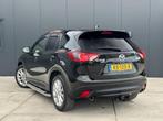 Mazda CX-5 2.0 4WD 161pk 2014 Airco Clima Navigatie Trekhaak, 15 km/l, Zwart, Zwart, Leder
