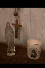 Maria,Lourdes.. van glas erg mooi, Antiek en Kunst, Ophalen of Verzenden