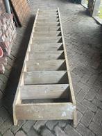 Houten bouwtrap noodtrao, Ophalen, Zo goed als nieuw, Trap, 2 tot 4 meter