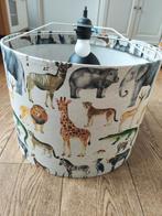 Lampenkap met dierenprint, Huis en Inrichting, Ophalen of Verzenden, Zo goed als nieuw, Rond, 25 tot 50 cm