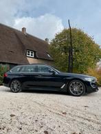 BMW 5-Serie 520i M Pakket Origineel NL 2018 Dealer Onderhoud, Auto's, 1998 cc, Achterwielaandrijving, Zwart, 4 cilinders
