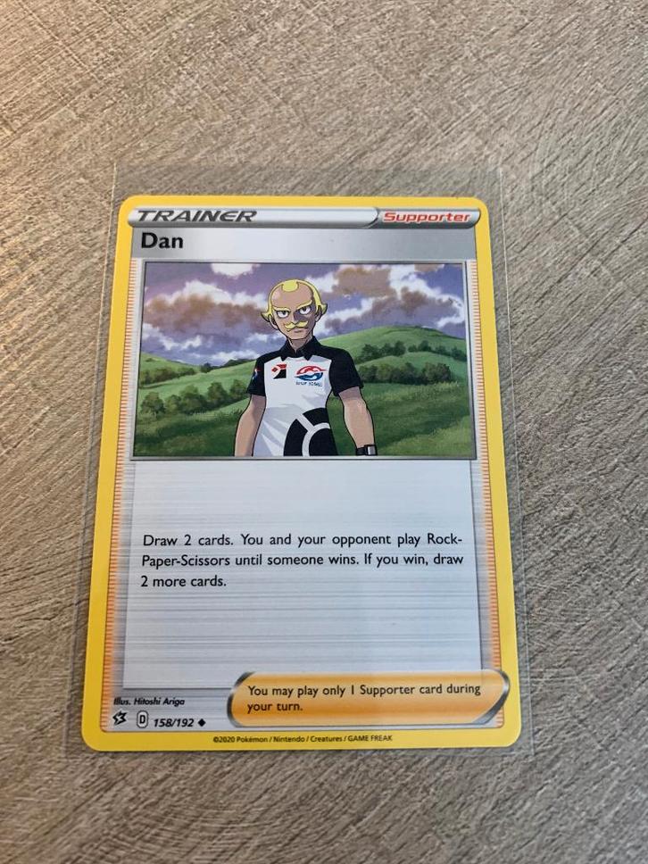 Dan 158/192 Rebel Clash - Pokémon Kaart, Hobby en Vrije tijd, Verzamelkaartspellen | Pokémon, Nieuw, Losse kaart, Ophalen of Verzenden