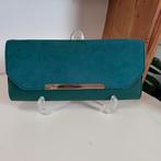 Aldo Groene Leer en Suede 'Clutch' Tas met Afneembare Keting, Overige merken, Gebruikt, Ophalen of Verzenden, Leer