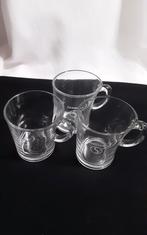 SENSEO glazen met letter S, 3 stuks, Ophalen of Verzenden, Zo goed als nieuw, Overige typen