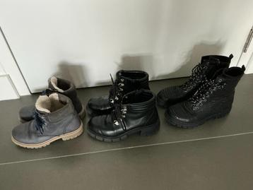 3 paar Jongens schoenen, maat 34,36 en 37 beschikbaar voor biedingen