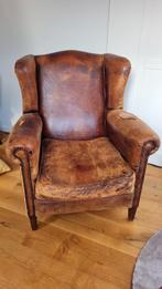 Oorfaulteul chesterfield look a like, Ophalen of Verzenden, Gebruikt