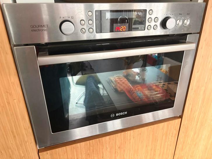 Bosch Oven Magnetron combinatie HTHB86p, Witgoed en Apparatuur, Ovens, Gebruikt, Inbouw, Oven met grill, 45 tot 60 cm, 45 tot 60 cm