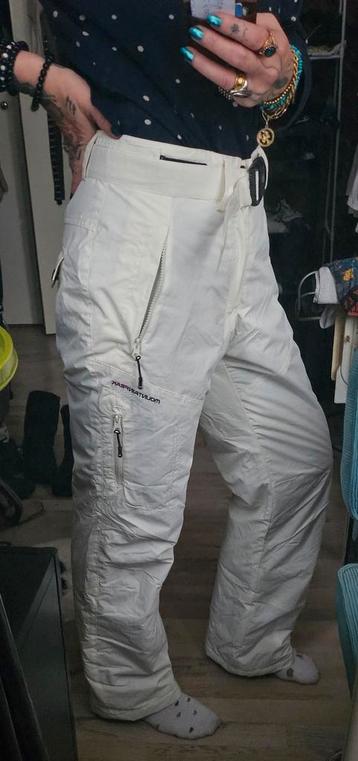 Mountain Peak Skibroek Wit Maat M beschikbaar voor biedingen