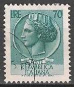 Postzegels Italië O.A. No.1074 O - OOK LOS. ADV. no.81 S., Postzegels en Munten, Postzegels | Europa | Italië, Verzenden, Gestempeld