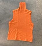 Top van cashmere, Maat 42/44 (L), Oranje, Ophalen of Verzenden, Zonder mouw