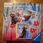 Frozen II Ravensburger Puzzel - 3 in 1, Ophalen of Verzenden, Meer dan 50 stukjes, Zo goed als nieuw, 4 tot 6 jaar