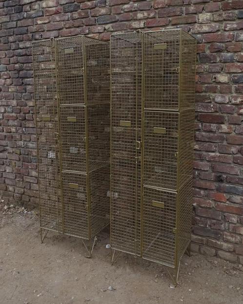 2 mooie draadlockers locker kast lockerkast draadlocker, Antiek en Kunst, Curiosa en Brocante, Ophalen