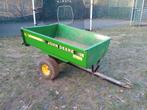 John Deere kiepaanhanger voor zitmaaier, Tuin en Terras, Zitmaaiers, Ophalen, Gebruikt