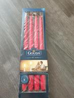 Nieuwe Gouda 4 Gotische kaarsen, Nieuw, Ophalen of Verzenden, Kaars, 25 tot 50 cm