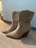 Cowboylaarsjes met gouden neus, Beige, Lage of Enkellaarzen, Ophalen of Verzenden, Zo goed als nieuw