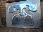 Zeer grote metalen oude telefoon plaat.DALEN,DRENTHE, Ophalen of Verzenden, Zo goed als nieuw