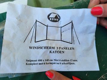 Windscherm kleur groen  beschikbaar voor biedingen