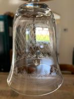 Antieke Glazen Bel met Gegraveerd Patroon Glas & Kristal Bel, Antiek en Kunst, Antiek | Glas en Kristal, Ophalen of Verzenden