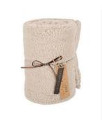 Teddy Plaid poncho Taupe 160x120 JENS Living, Ophalen of Verzenden, Zo goed als nieuw