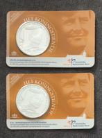 2 x Koningstientje 2013 UNC / BU coincard, Koningin Beatrix, Zilver, Euro's, Verzenden