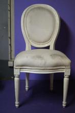 franse stoel, medaillon stoel, Ophalen, Gebruikt, Wit, Eén