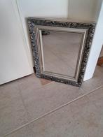 Mooi gave spiegel met zilveren lijst afm 45x35cm, Huis en Inrichting, Woonaccessoires | Spiegels, Verzenden, Rechthoekig, Minder dan 100 cm