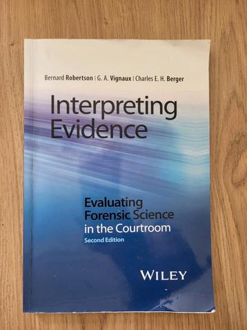 Interpreting Evidence beschikbaar voor biedingen