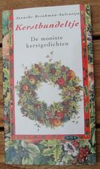 Kerstbundeltje -mooiste kerstgedichten- J Brinkman-Salentijn, Meerdere auteurs, Ophalen of Verzenden, Zo goed als nieuw, Diverse schrijvers