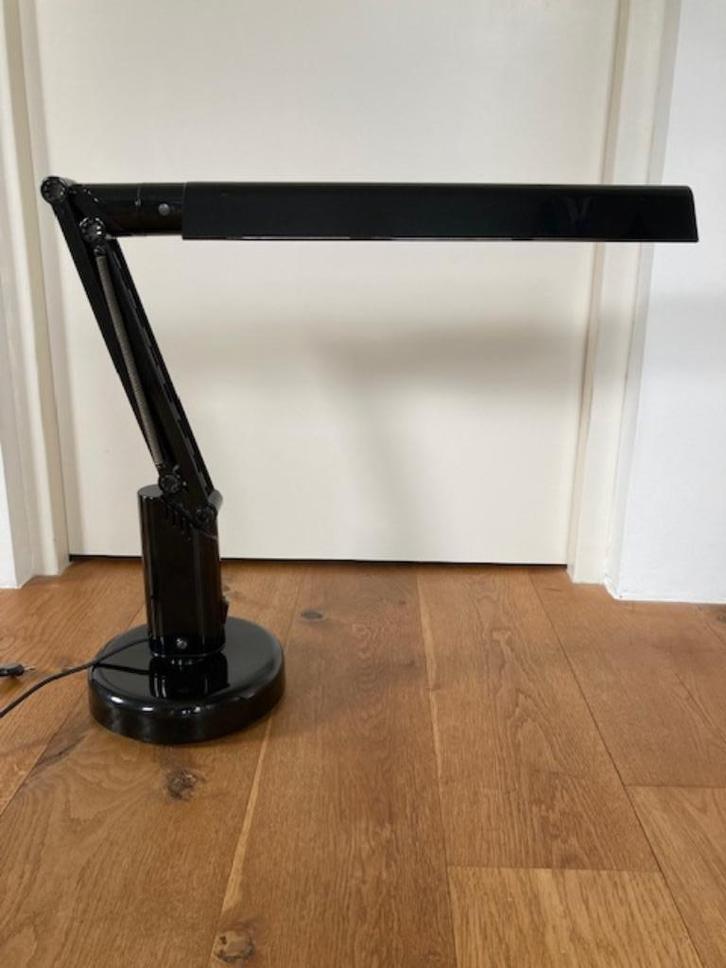Tafellamp, A&E design, Lucifer, zwart, vintage, jaren '70, Huis en Inrichting, Lampen | Tafellampen, Zo goed als nieuw, Minder dan 50 cm