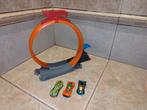 Hot Wheels Racebaan met Looping + 3 Auto's, Ophalen of Verzenden, Hot Wheels, Met looping, Racebaan