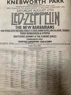 Paginagrote A3 advertentie LED ZEPPELIN Knebworth Park, Cd's en Dvd's, Vinyl | Rock, Ophalen of Verzenden