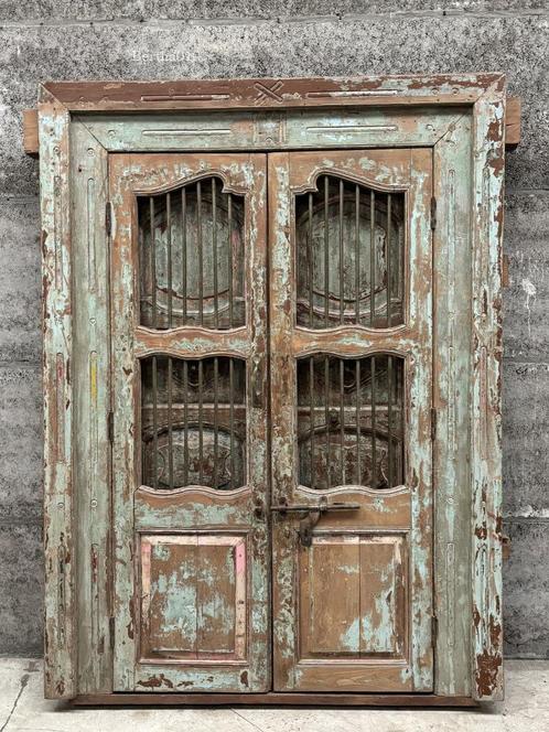 Geweldige antieke Oosterse poort, Doe-het-zelf en Verbouw, Deuren en Horren, Zo goed als nieuw, Overige typen, 200 tot 215 cm