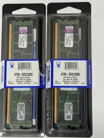 Kingston SDRAM Server-geheugen 2 bankjes van 8GB beschikbaar voor biedingen
