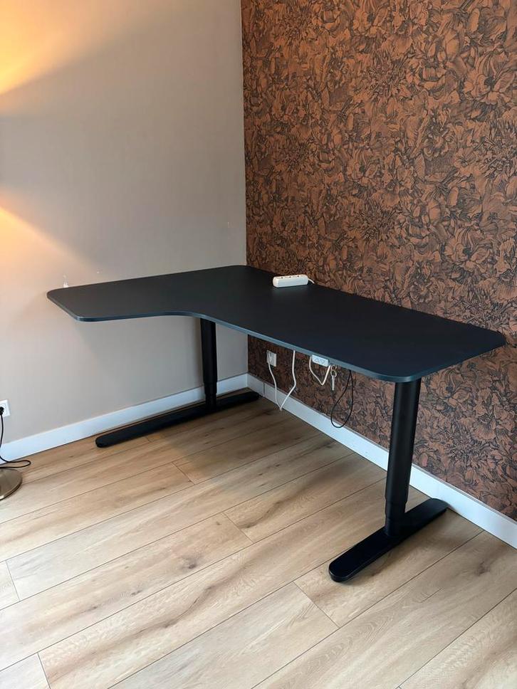 Elektrisch In Hoogte Verstelbaar Bureau, Huis en Inrichting, Bureaus, Zo goed als nieuw, Stabureau, Elektrisch, Ophalen