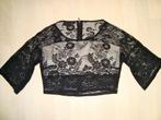 Dolce & Gabbana crop top lace origineel, Dolce & Gabbana, Zwart, Ophalen of Verzenden, Zo goed als nieuw