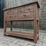 Stoere sidetable met 6 laden | Pimpskuorke Ureterp, Huis en Inrichting, Kasten | Ladekasten, Ophalen, Teakhout, Nieuw, 50 tot 100 cm
