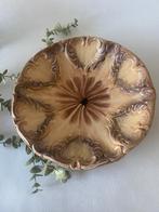 Vintage schaal beige bruin gemerkt en genummerd, Ophalen of Verzenden