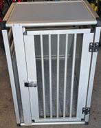 Aluminium honden transport kennel, Dieren en Toebehoren, Hondenhokken, Ophalen, Zo goed als nieuw, 75 tot 110 cm, 65 tot 100 cm