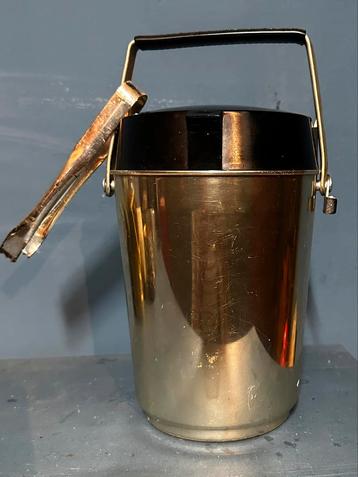 Vintage ijsemmer in gepolijste messing beschikbaar voor biedingen
