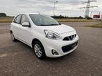 Nissan Micra 1.2 Acenta 2017 Elek.pakket/Airco/P.Sensor...., Auto's, Voorwielaandrijving, Stof, 1198 cc, Wit