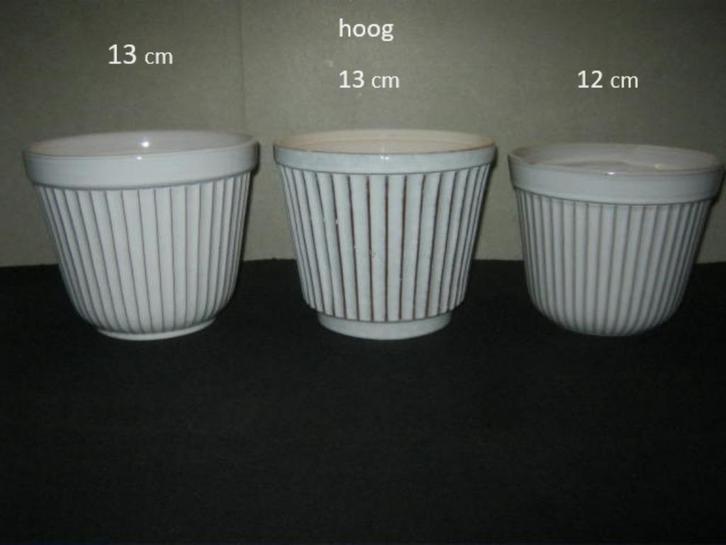 bloempotten, 1 × Westraven Utrecht 432A en 2 vintage potten, Huis en Inrichting, Overige Huis en Inrichting, Zo goed als nieuw