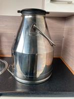 RVS melk separatie emmer / melk emmer / melk bus 30 liter, Ophalen, Zo goed als nieuw, RVS, Met deksel