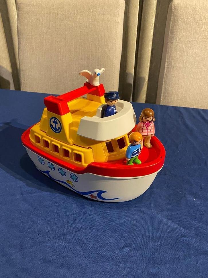 Playmobil 123, Boot Neptun, Kinderen en Baby's, Speelgoed | Playmobil, Zo goed als nieuw, Ophalen of Verzenden